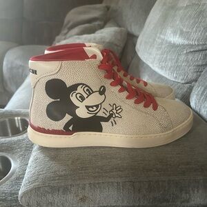 Coach Sneakers - Red, Black, and White